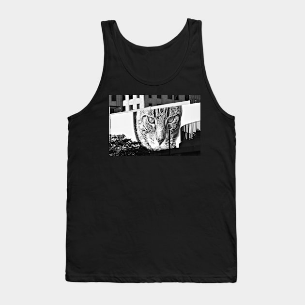 Detroit cat Tank Top by ThomasGallant